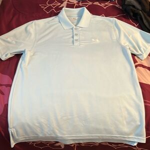 Underarmour golf  like pullover with 3 buttons on top. Comfortable.